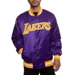 LA Lakers Purple Satin Jacket